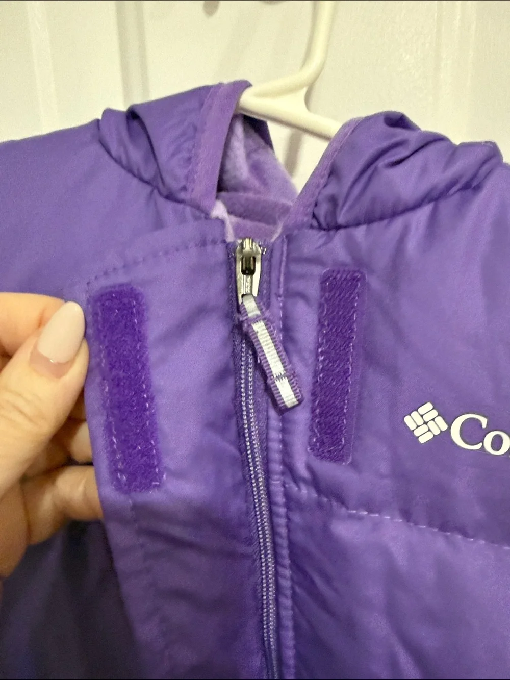 Columbia Purple Infant Puffer Bunting